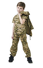Футболка дитяча ARMY KIDS камуфляж Піксель зріст 116-122, фото 4