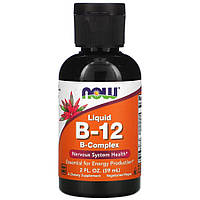 Вітаміни та мінерали NOW Vitamin B12 Complex Liquid, 59 мл