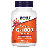 Витамины и минералы NOW Vitamin C-1000 Complex Buffered, 90 таблеток