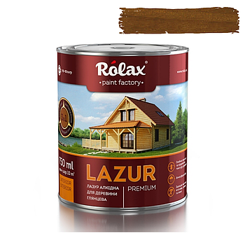 Лазур для деревини алкідна Lazur Rolax № 108 каштан 0.75 л