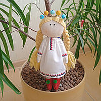 Интерьерная кукла ручной работы Украинский сувенир Подарок для женщины