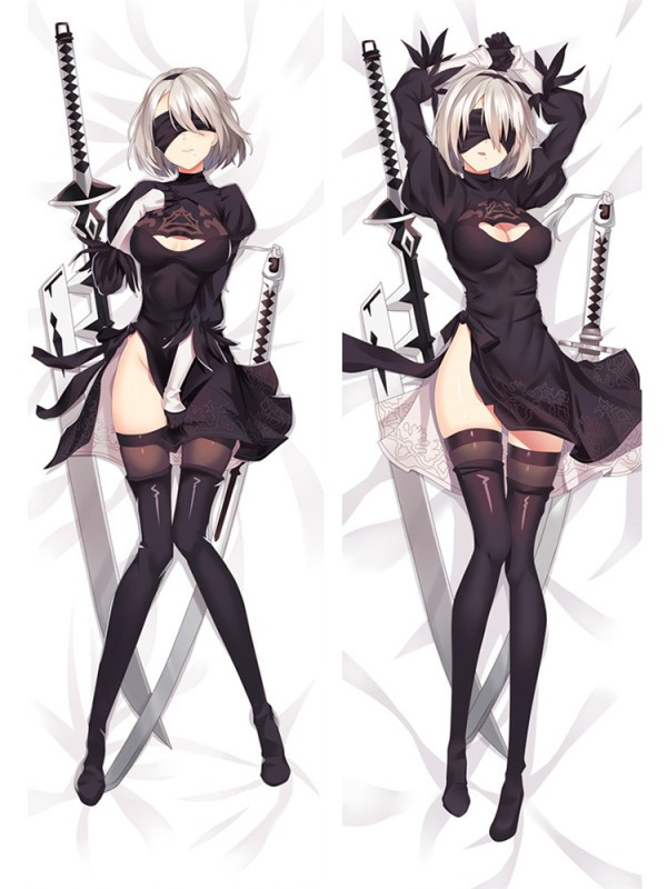Дакімакура 150х50 см Ніа Отомата 2B Nier Automata YoRHa Подушка з наволочкою двостороння
