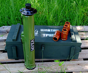 «Шайтан-труба» в дерев'яному ящику - крутий подарунок чоловікові, військовому, військовослужбовцю