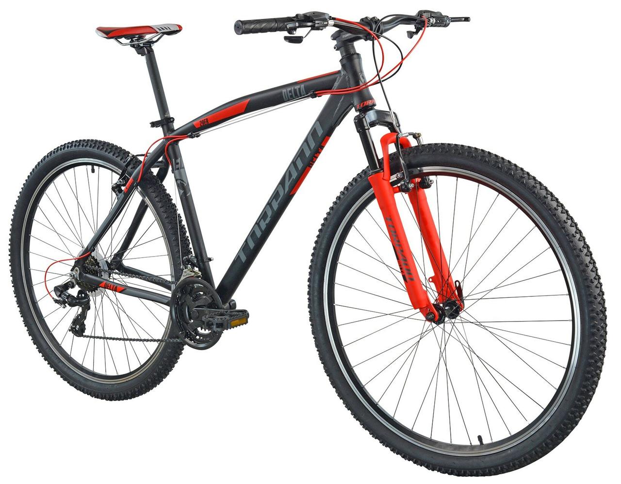 Велосипед гірський (MTB) Torpado Delta Hardtail M18 29 Black/Red