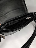 Жіноча сумка через плече зі штучної шкіри на магнітній кнопці, фото 6