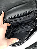 Жіноча сумка через плече зі штучної шкіри на магнітній кнопці, фото 5