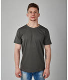 Графіт Чоловіча Футболка класична Fruit of the loom Valueweight базова темно сіра S, фото 4