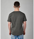Графіт Чоловіча Футболка класична Fruit of the loom Valueweight базова темно сіра S, фото 5