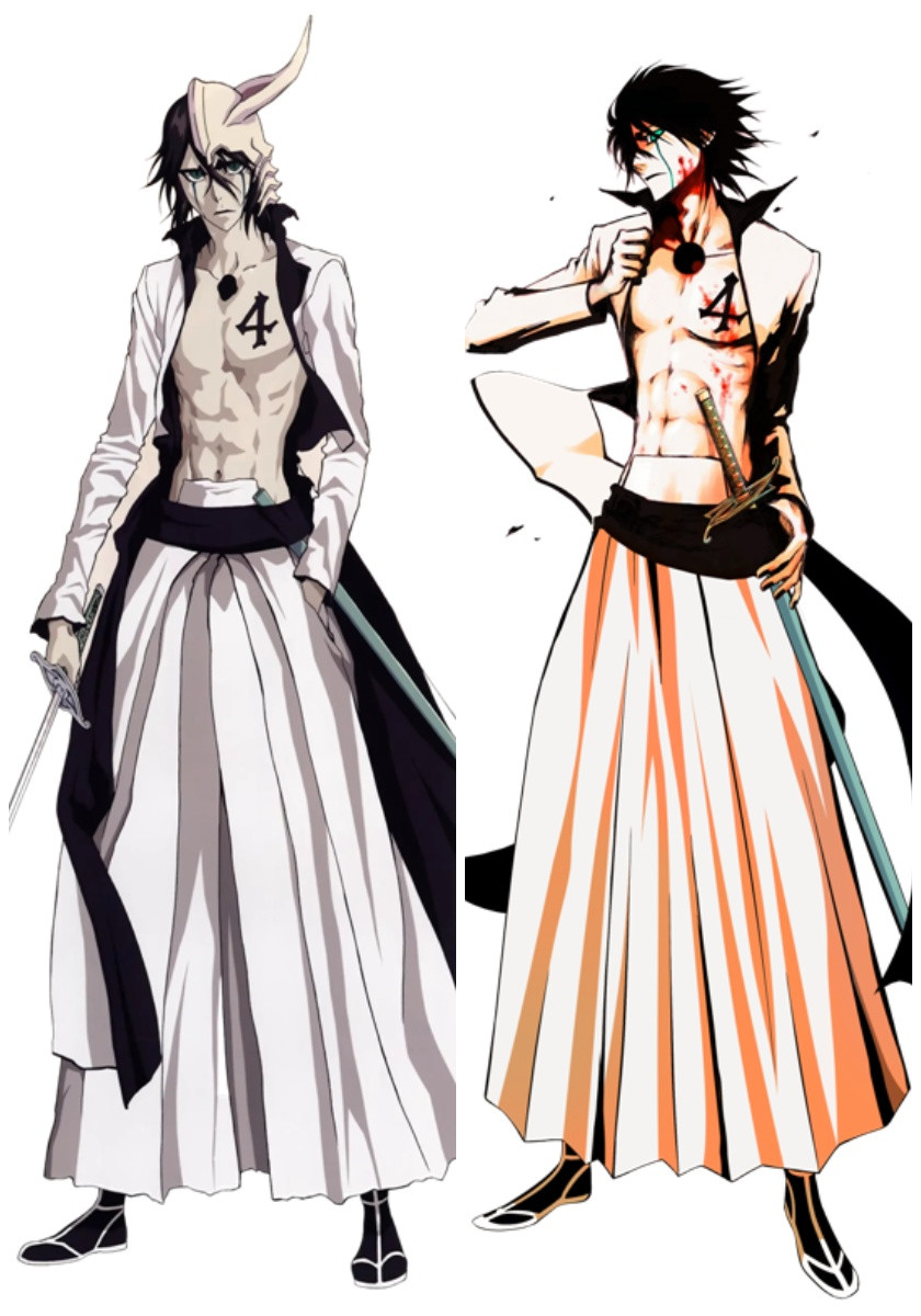 Дакімакура 150х50 см Улькіорра Сіфер Шіфер Бліч Bleach Подушка з наволочкою двостороння, фото 1