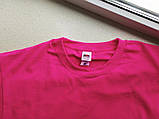 Малинова чоловіча Футболка класична Fruit of the loom Valueweight S, фото 6