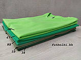 Лайм Чоловіча футболка класична Fruit of the loom Valueweight салатова зелена однотонна, фото 4