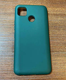 Чохол-накладка на телефон Tecno Pop 4 з мікрофіброю зеленого кольору