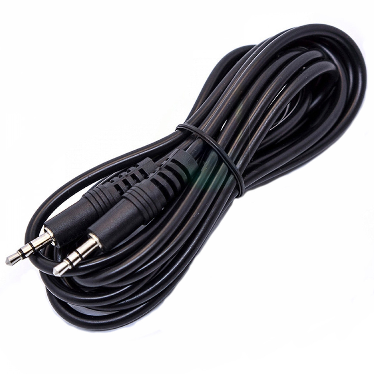 Шнур AUX, штекер 3.5 стерео - штекер 3.5 стерео, Ø4мм, 5м (ID ...