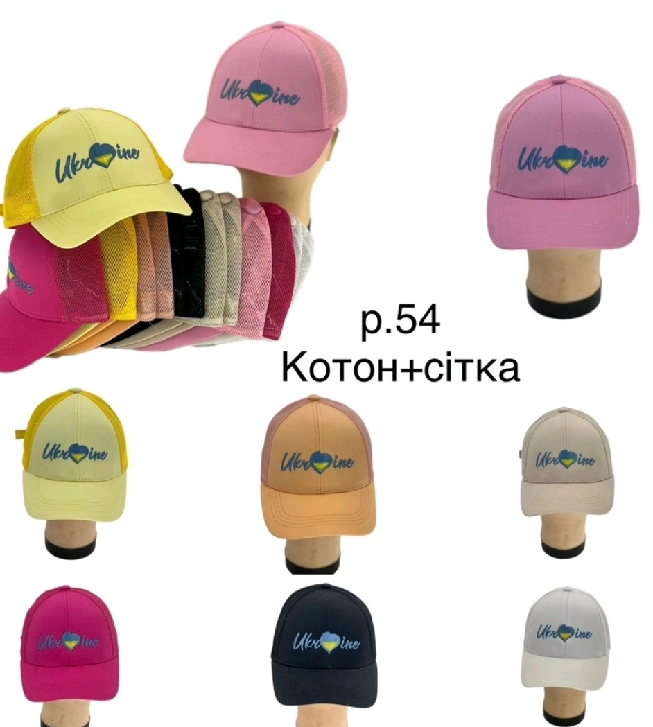 Оптом Кепки ,бейсболки купить в Украине на 7 км в Одессе для девочки р 52-54