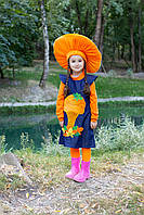 Карнавальний костюм "Гриб Лисичка" для дівчинки