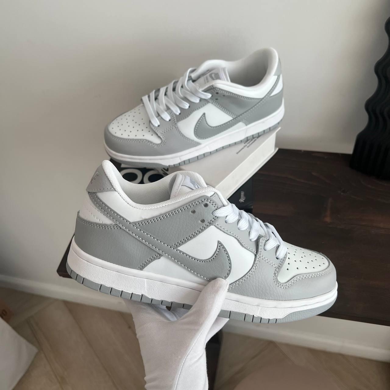 Купить Женские кроссовки Nike SB Dunk Low Gray Найк СБ Данк Лов серые с ...