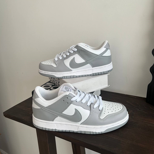 Купить Женские кроссовки Nike SB Dunk Low Gray Найк СБ Данк Лов серые с ...