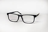 Окуляри чоловічі для зору матові, з діоптріями біла лінза плюс, фото 8