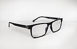 Окуляри чоловічі для зору матові, з діоптріями біла лінза плюс, фото 5