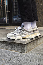 Кросівки чоловічі New Balance 9060 Light Grey Нью Беланс 9060 Лайт Грей 41, фото 2