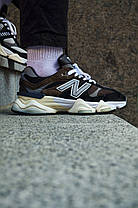 Кросівки чоловічі New Balance 9060 Brown Нью Беланс 9060 Браун 41, фото 2