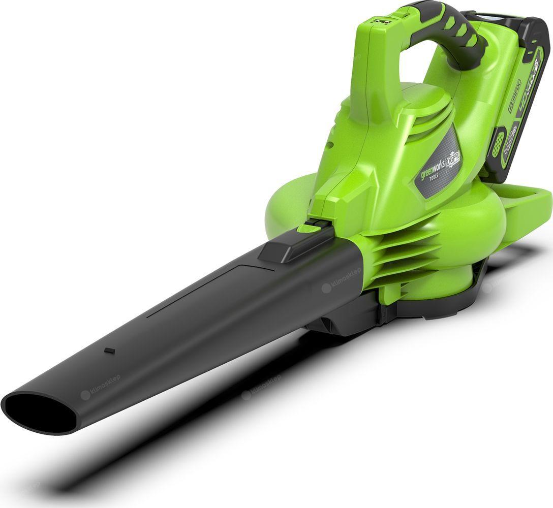 Садова повітродувка Greenworks GD40BV (GR24227), фото 1