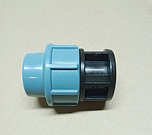 Заглушка затискна ПНД 32 для поліетиленових труб, заглушка ПНД 32