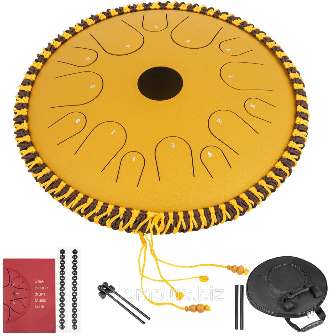Купить VEVOR Steel Tongue Drum Hang Drum Instrument 14 Tones Hang Drum