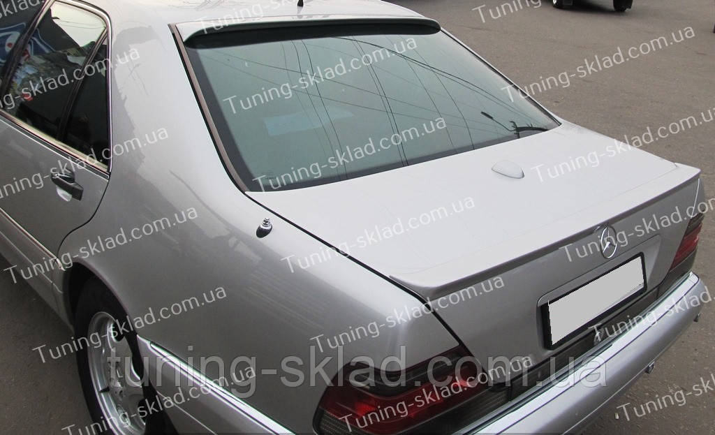 Спойлер Mercedes W140 (спойлер на кришку багажника Мерседес W140), фото 1