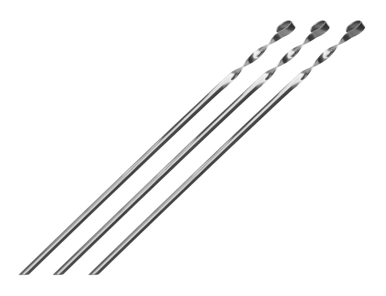 Шампур куточок товщина 1.5 мм, довжина 55 см, ширина 12 мм, фото 1