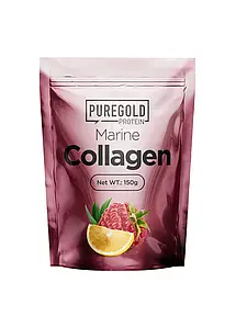 Морський Колаген Pure Gold Marine Collagen 150 г ( малиновий лимонад)