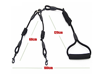 Поводок-спарка для двух собак, нейлоновые двойные поводки для животных