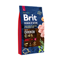 Brit Premium Adult Large 15 кг корм для собак крупных пород Брит Премиум Л