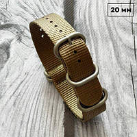 Тактичний ремінець Nato Khaki 20 мм