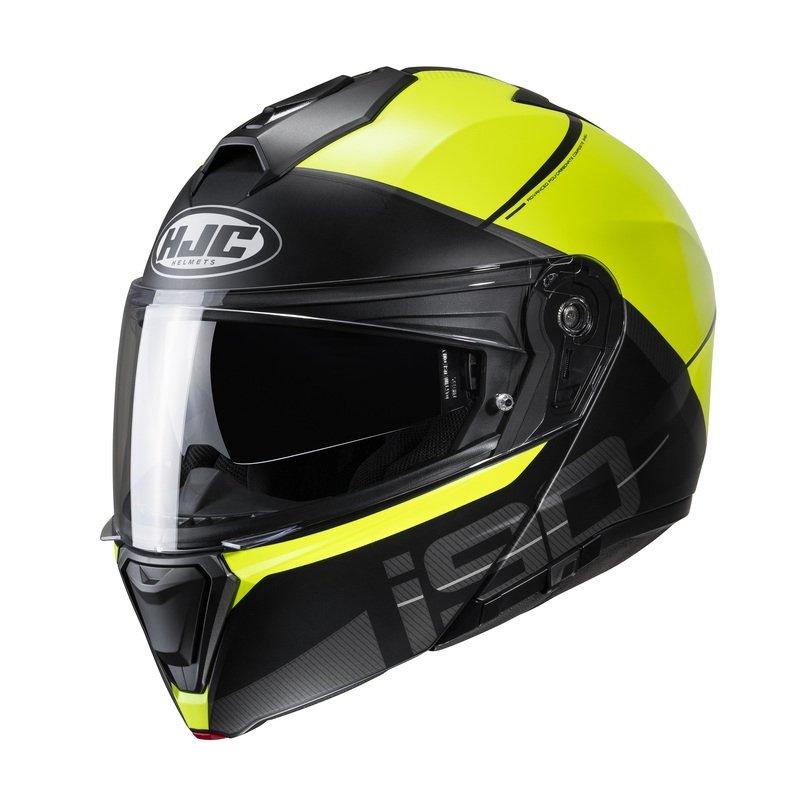 Мотошолом HJC I90 MAY BLACK/YELLOW