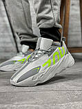 Кроссовки мужские 15521, Adidas Yeezy 700, серые [ 42 43 44 45 ] р.(42-27,0см), фото 2