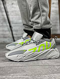 Кроссовки мужские 15521, Adidas Yeezy 700, серые [ 42 43 44 45 ] р.(42-27,0см), фото 3