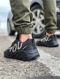 Кроссовки мужские 15522, Adidas Yeezy 700, черные [ 43 ] р.(43-28,0см), фото 4