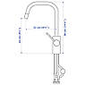Змішувач для кухні IKEA ALMAREN (ІКЕА ЕЛМАРЕН). 80341646. Металевий, фото 5