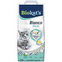 Наполнитель бентонитовый для кошачьего туалета Biokats Bianco Fresh 10 кг