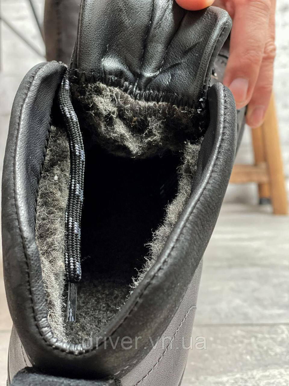 Зимние мужские ботинки 31941, SSS Shoes, черные [ 42 ] р.(45-29,8см) - фото 8 - id-p1836113092