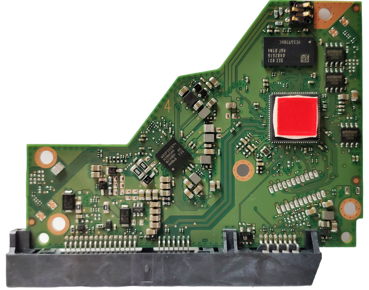 Плата HDD PCB 2060-800077-003 REV P1 800077-D03 WD WD20EZAZ WD20EFAX