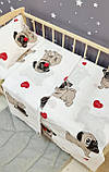 Комплект постільної білизни Qvatro Gold в дитяче ліжечко 120*60 см наволочка підковдра простирадло, фото 2
