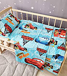 Комплект постільної білизни Qvatro Gold в дитяче ліжечко 120*60 см наволочка підковдра простирадло, фото 8