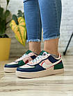 Кроссовки женские 17471, Nike Air Force 1, розовые [ 36 ] р.(36-22,8см)