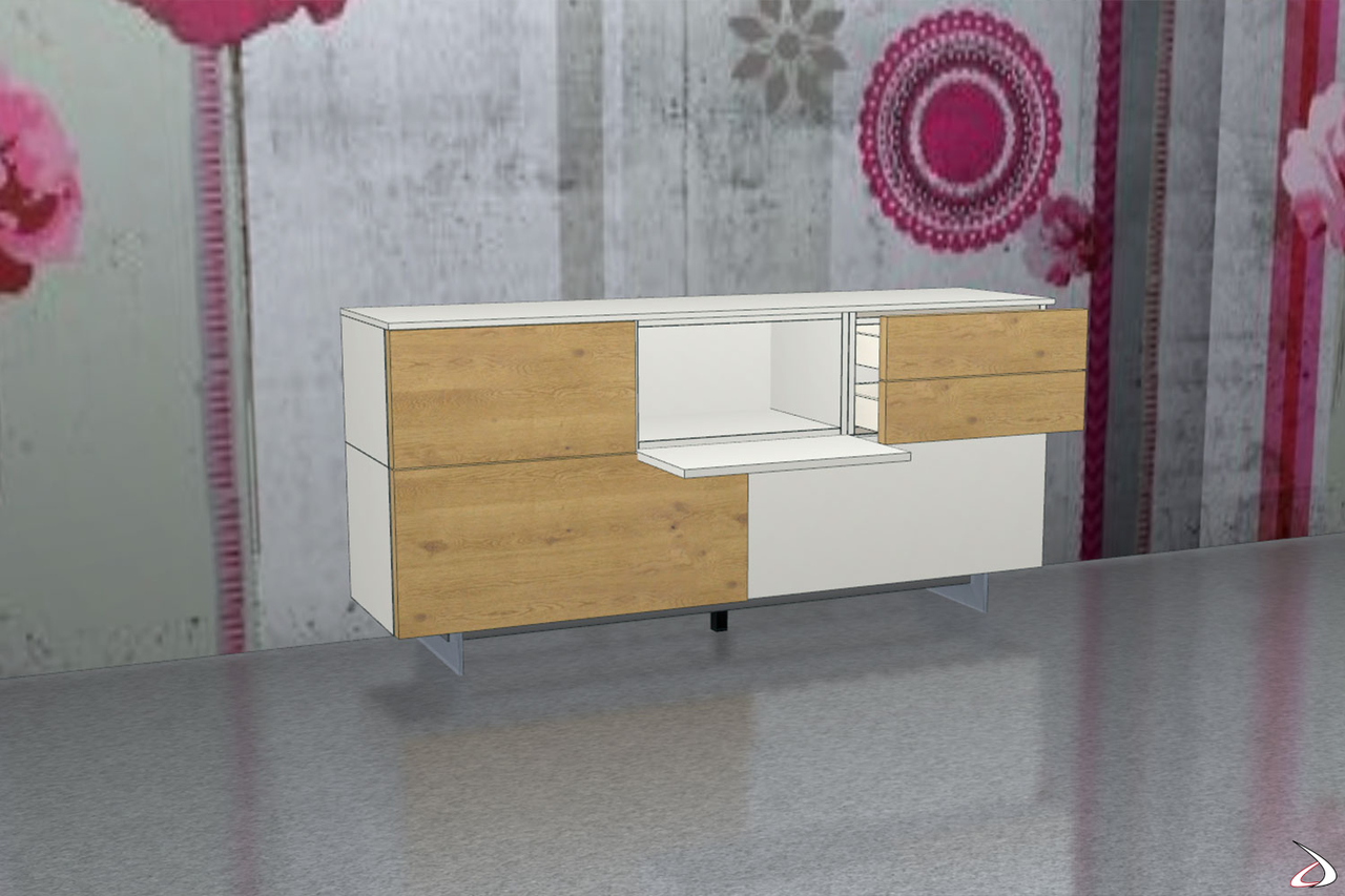 Проект мебельной композиции 3D. Дизайн проектирование интерьеров. - фото 6 - id-p1836110255