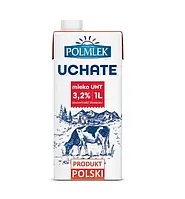 Молоко ультрапастеризованное 3,2% жирности Polmlek Uchate 1 л