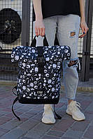 Большой городской рюкзак ролл-топ с карманом для ноутбука