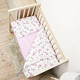 Комплект постільної білизни Qvatro Gold в дитяче ліжечко 120*60 см наволочка підковдра простирадло, фото 5