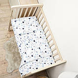 Комплект постільної білизни Qvatro Gold в дитяче ліжечко 120*60 см наволочка підковдра простирадло, фото 3